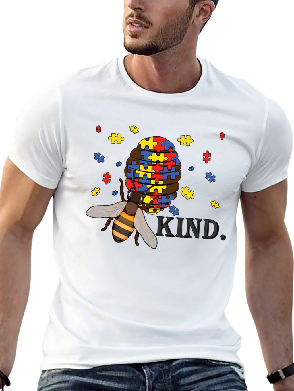 Bee Kind Autism Awareness T-Shirt