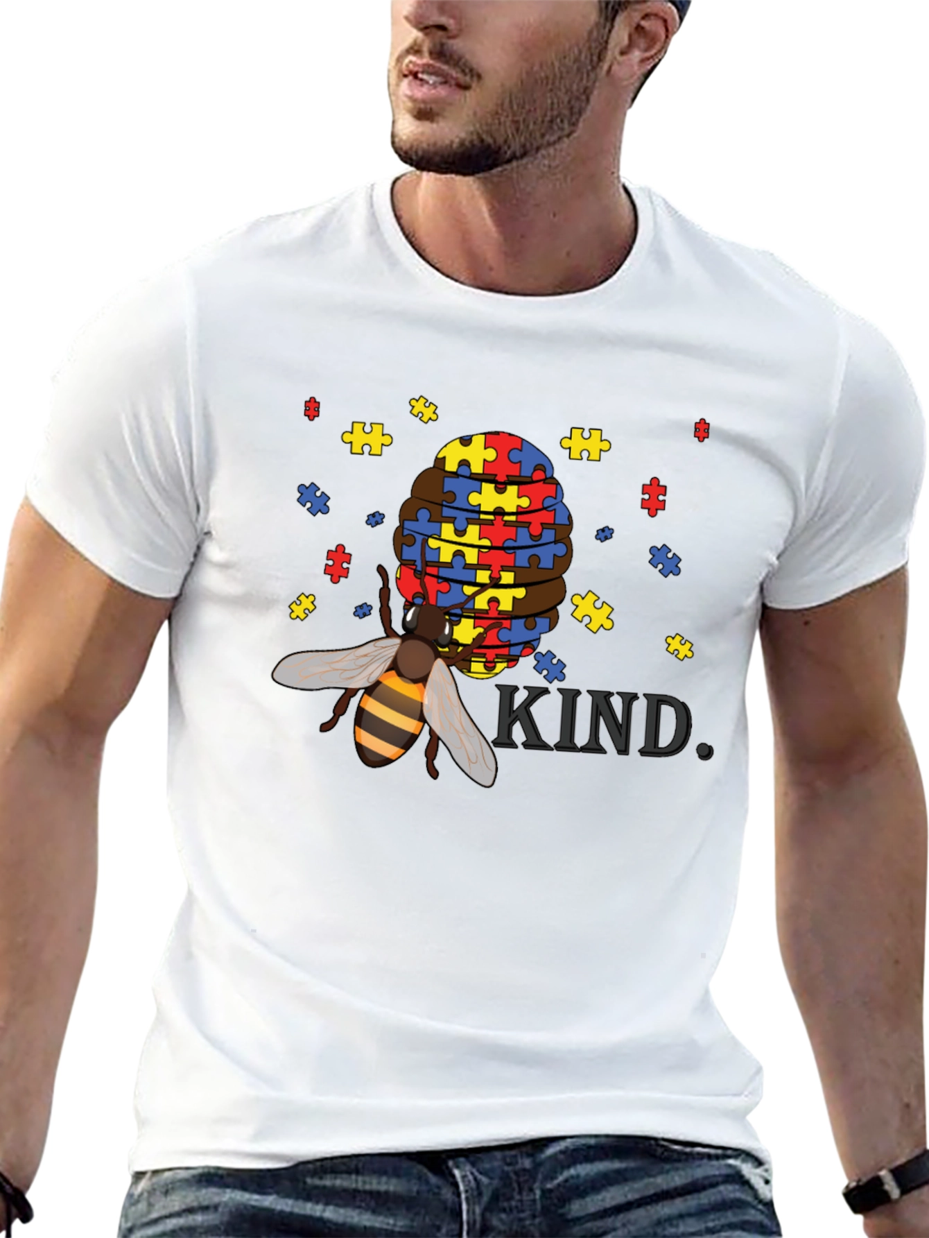 Bee Kind Autism Awareness T-Shirt