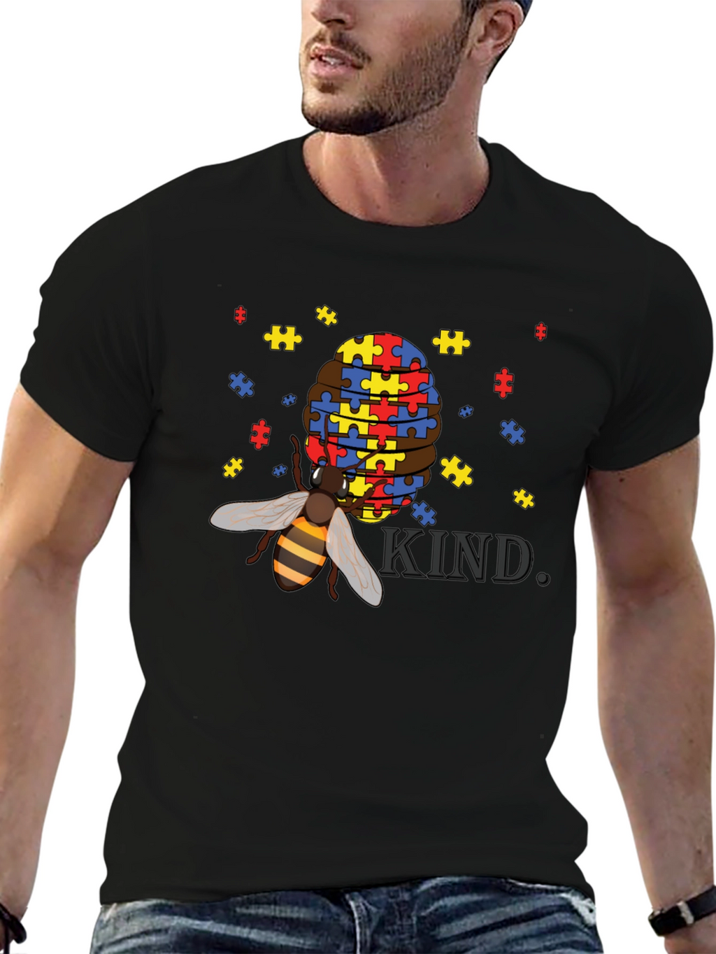 Bee Kind Autism Awareness T-Shirt