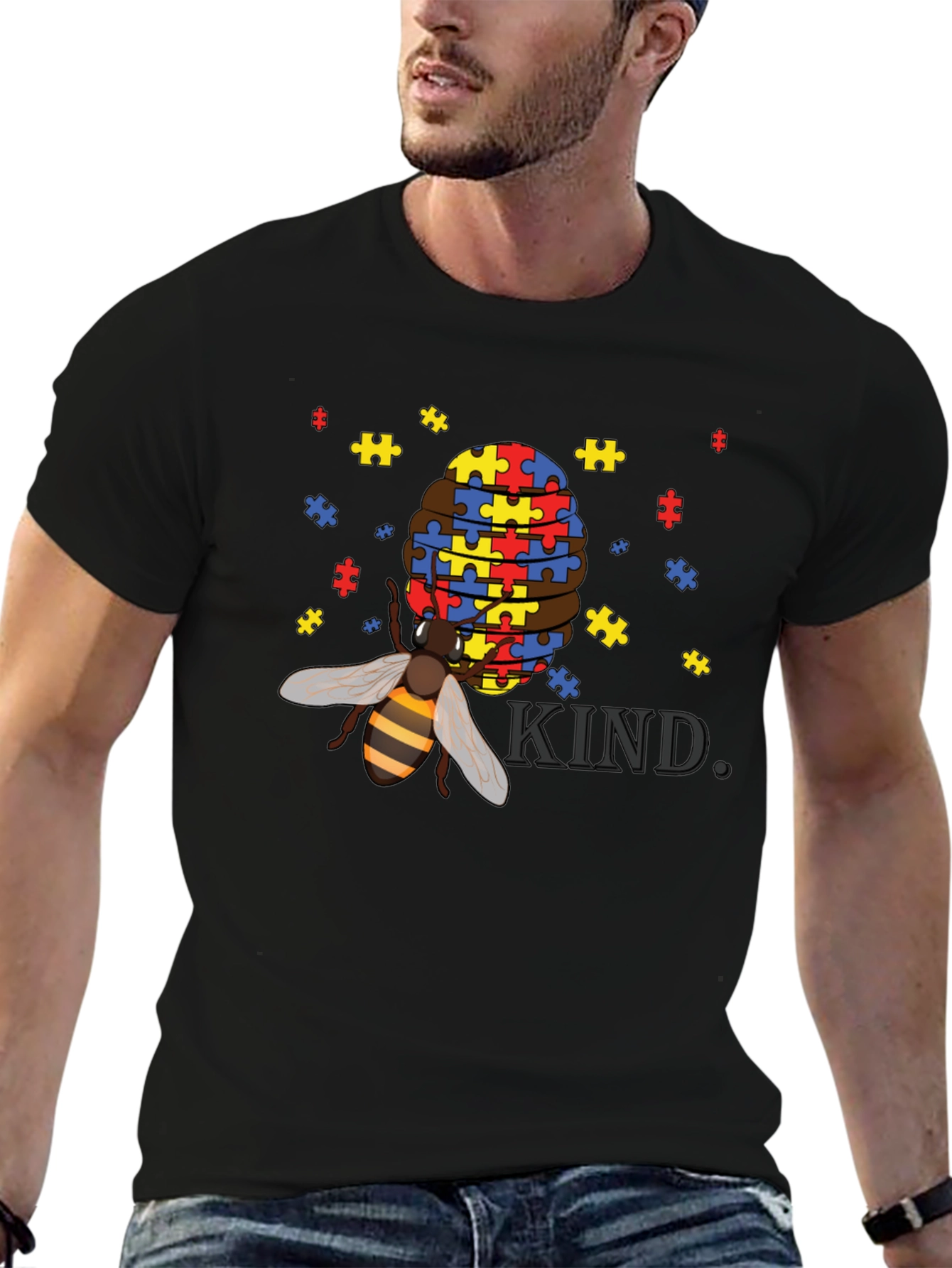 Bee Kind Autism Awareness T-Shirt