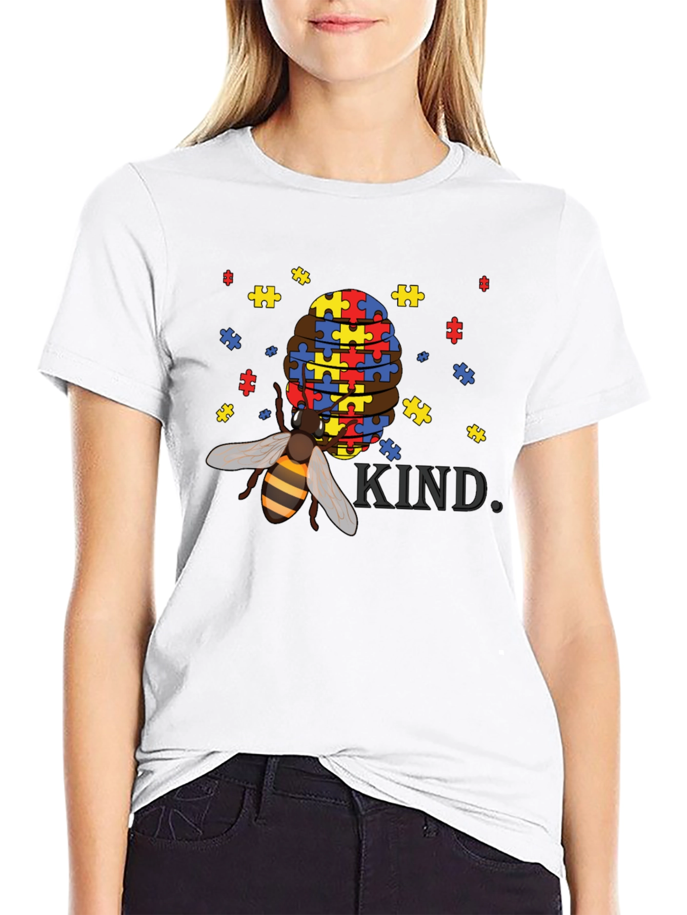 Bee Kind Autism Awareness T-Shirt