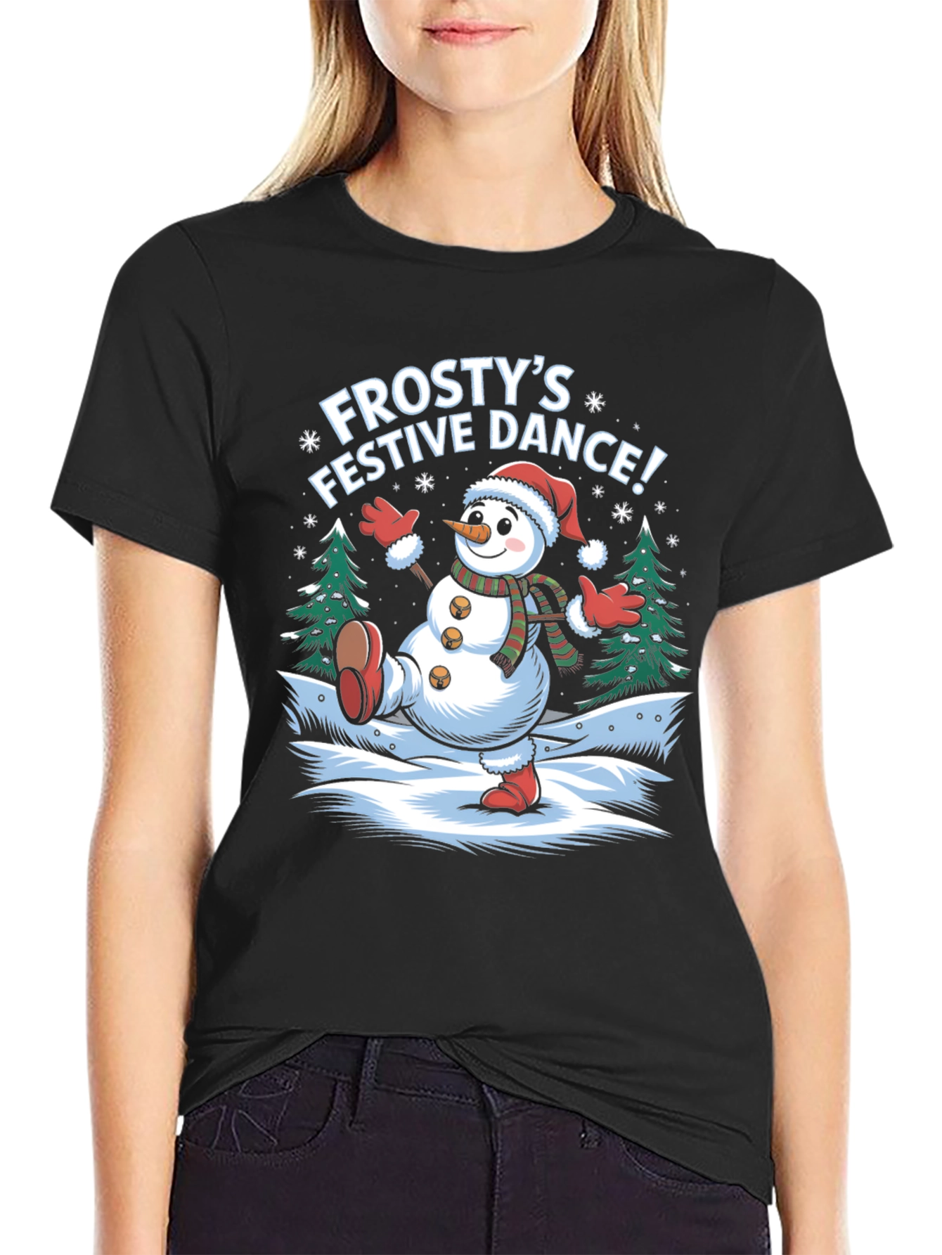 Festive Frostys Dance Graphic Tee