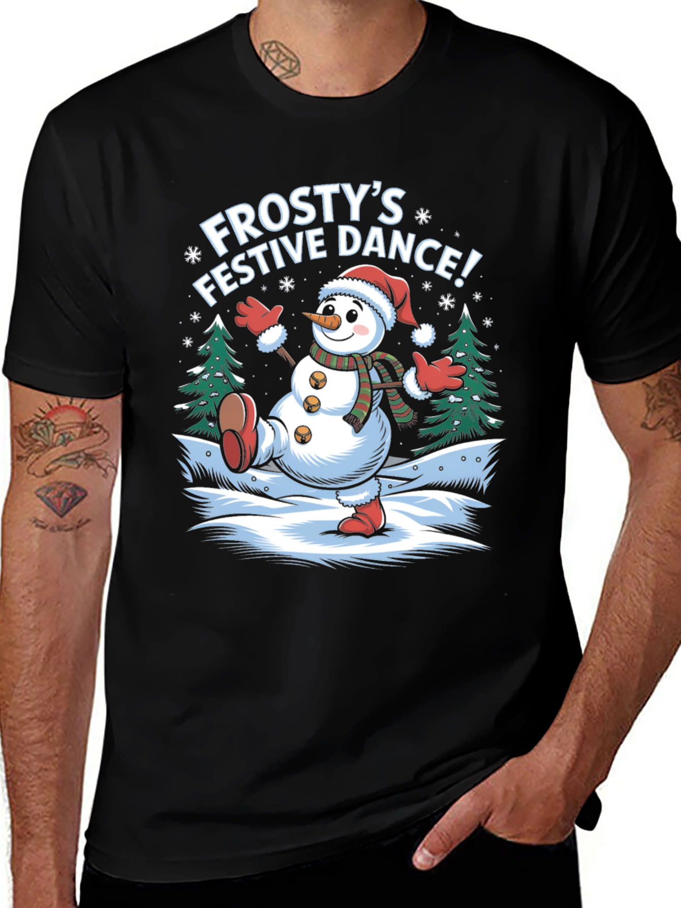 Festive Frostys Dance Graphic Tee