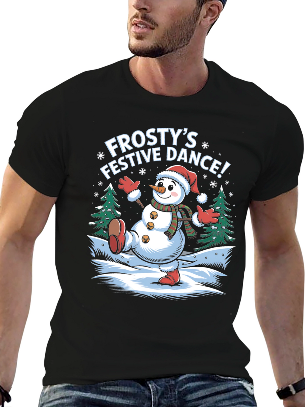 Festive Frostys Dance Graphic Tee