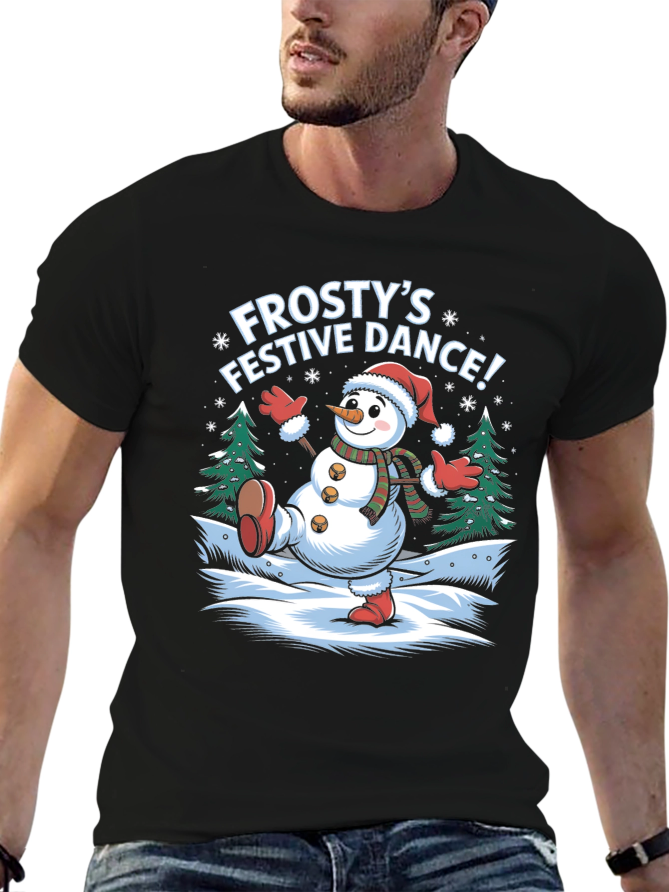Festive Frostys Dance Graphic Tee