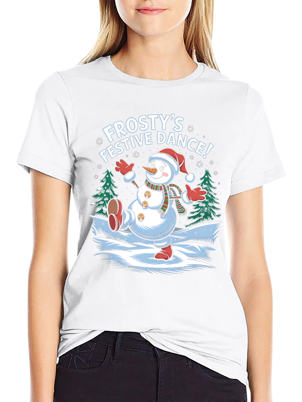 Festive Frostys Dance Graphic Tee