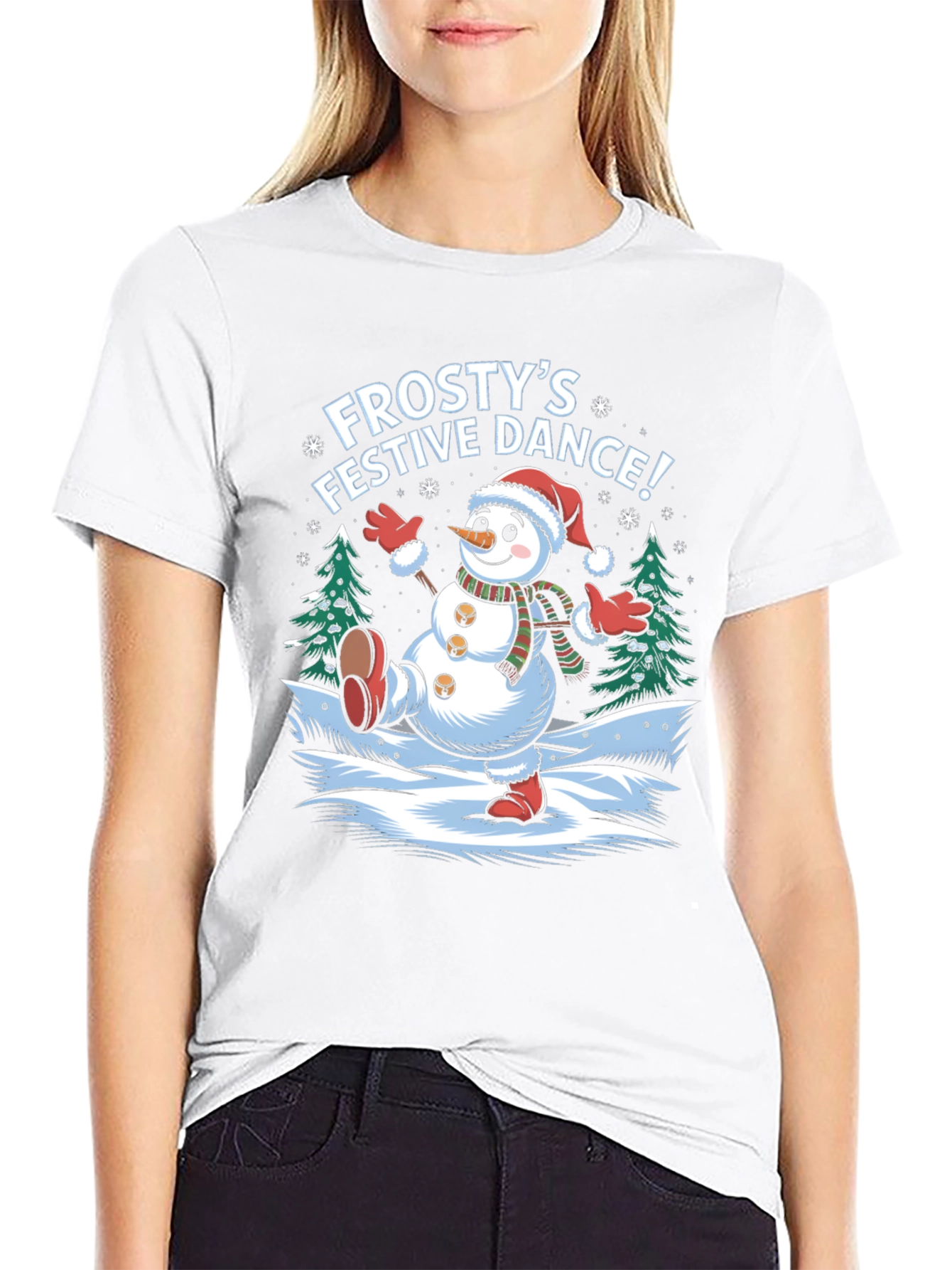 Festive Frostys Dance Graphic Tee