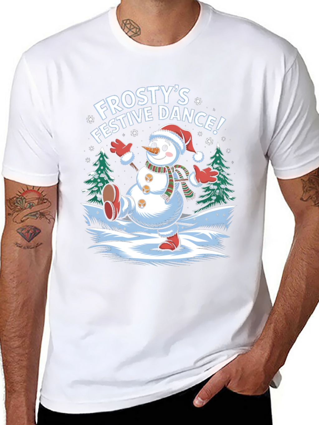 Festive Frostys Dance Graphic Tee