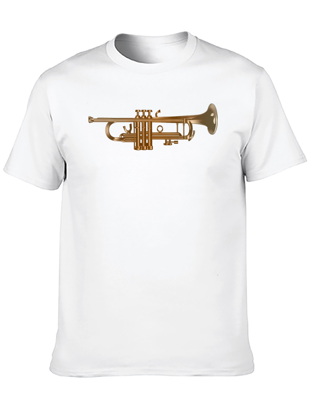 Trumpet Graphic Tee - Music Lovers T-Shirt