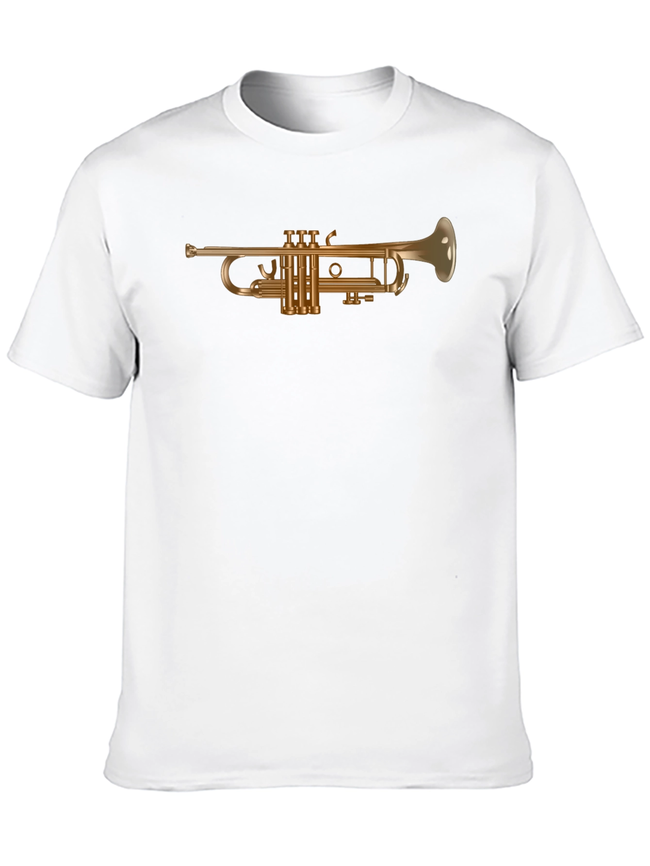 Trumpet Graphic Tee - Music Lovers T-Shirt