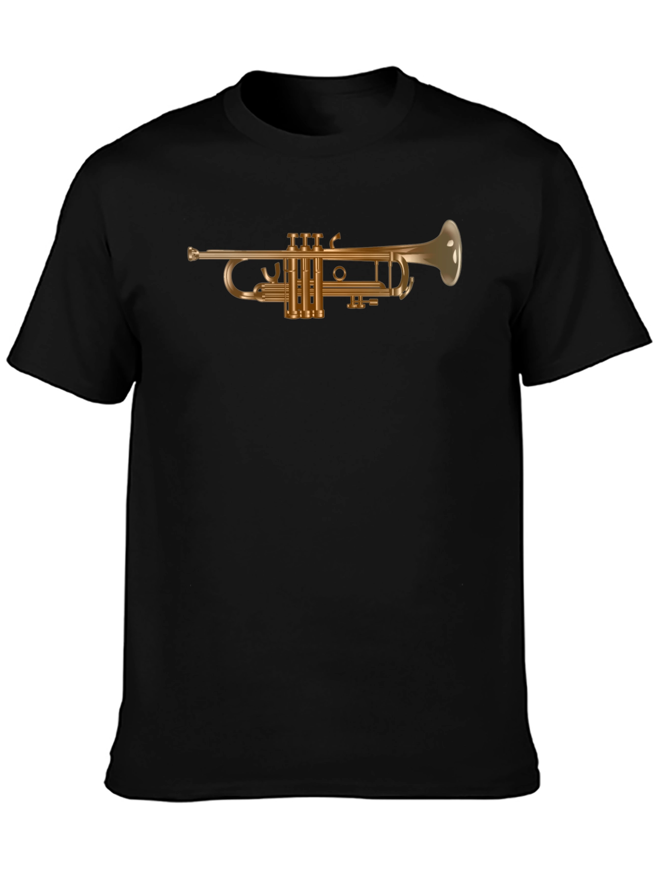 Trumpet Graphic Tee - Music Lovers T-Shirt
