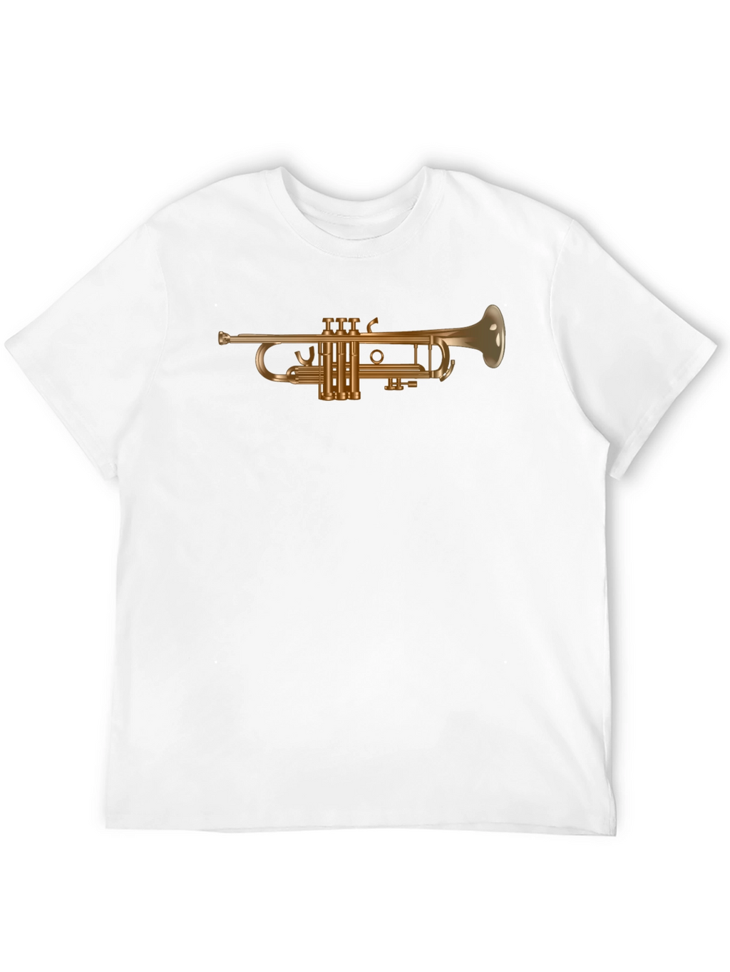 Trumpet Graphic Tee - Music Lovers T-Shirt