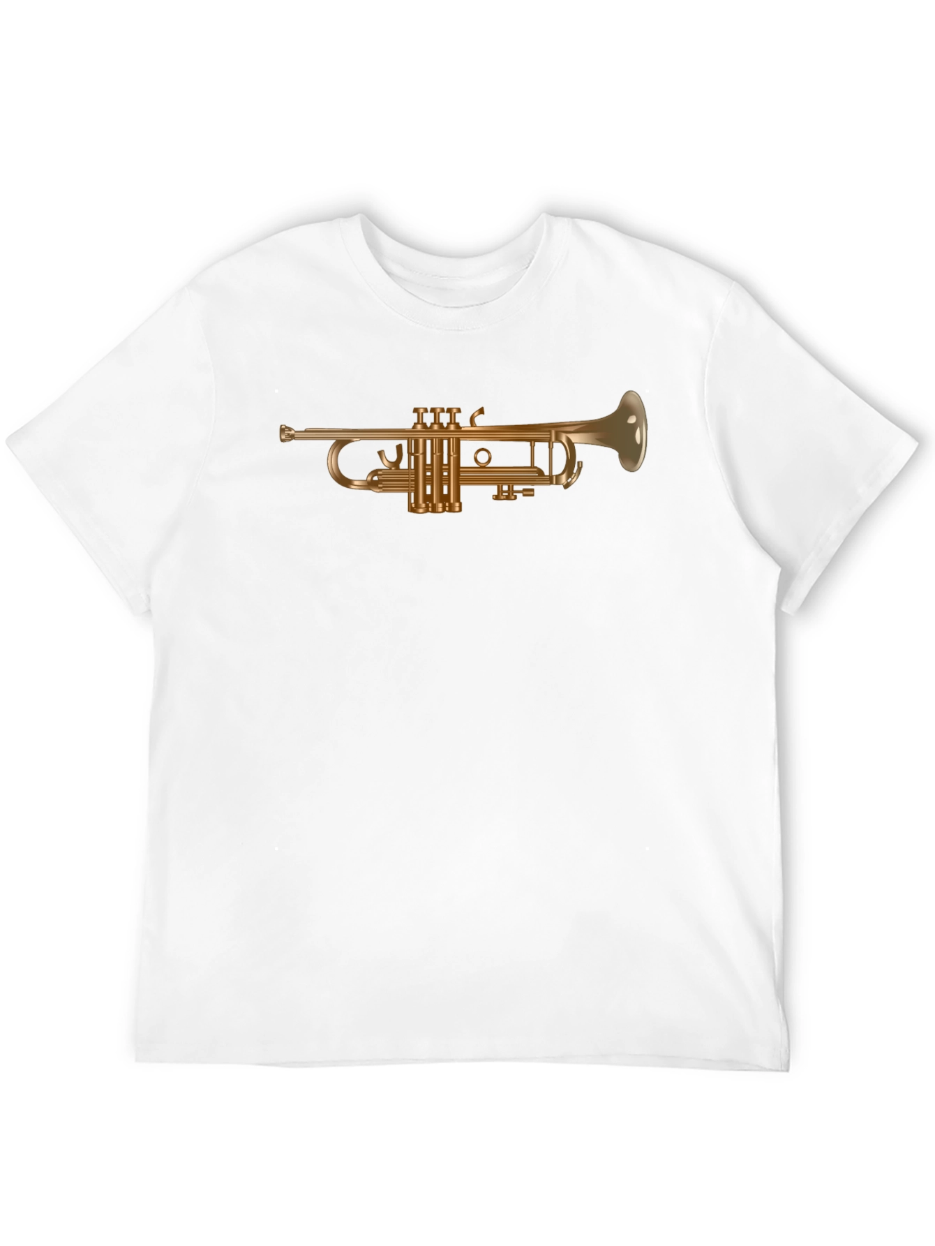 Trumpet Graphic Tee - Music Lovers T-Shirt