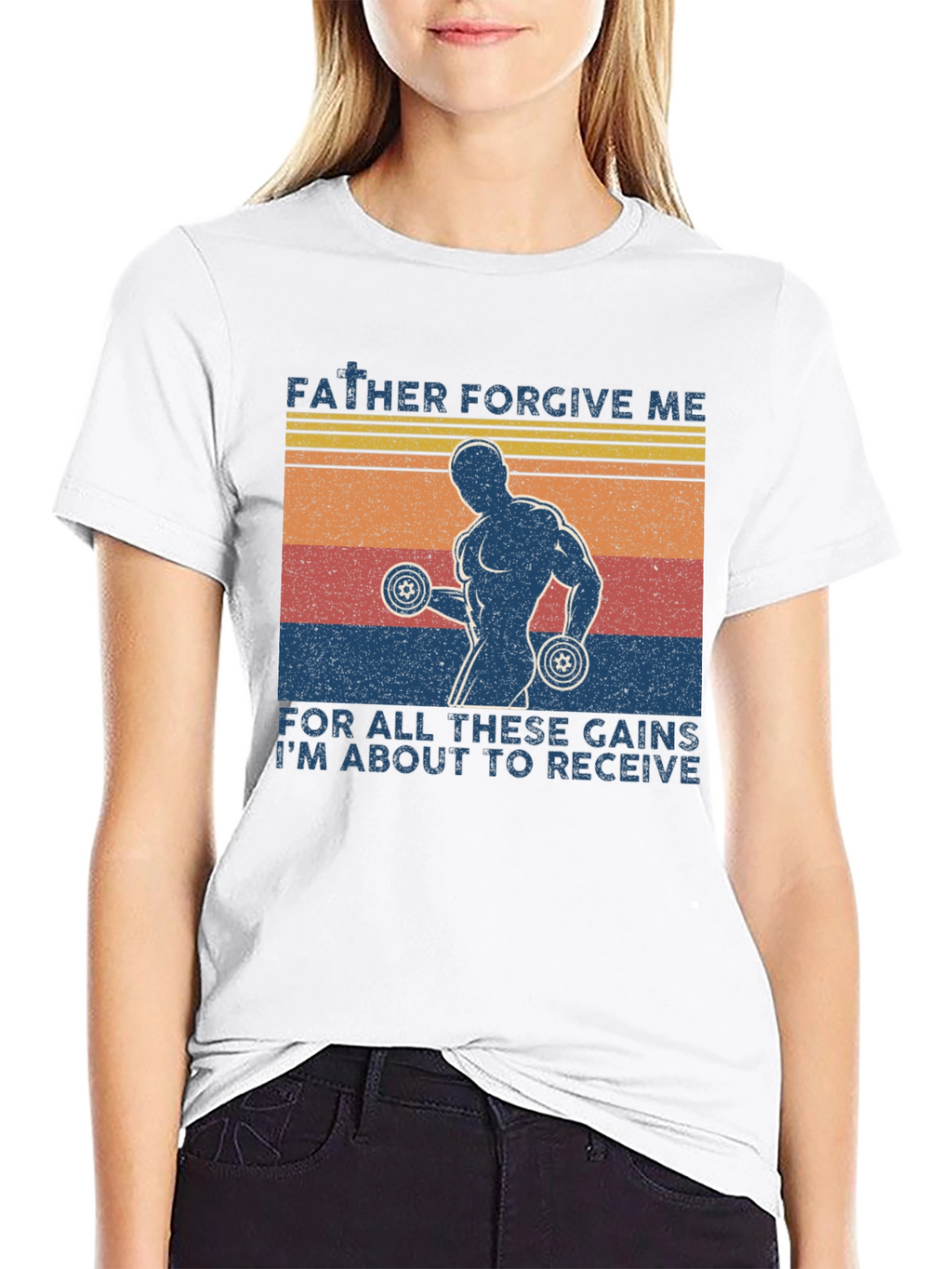 Father Forgive Me Gym T-Shirt