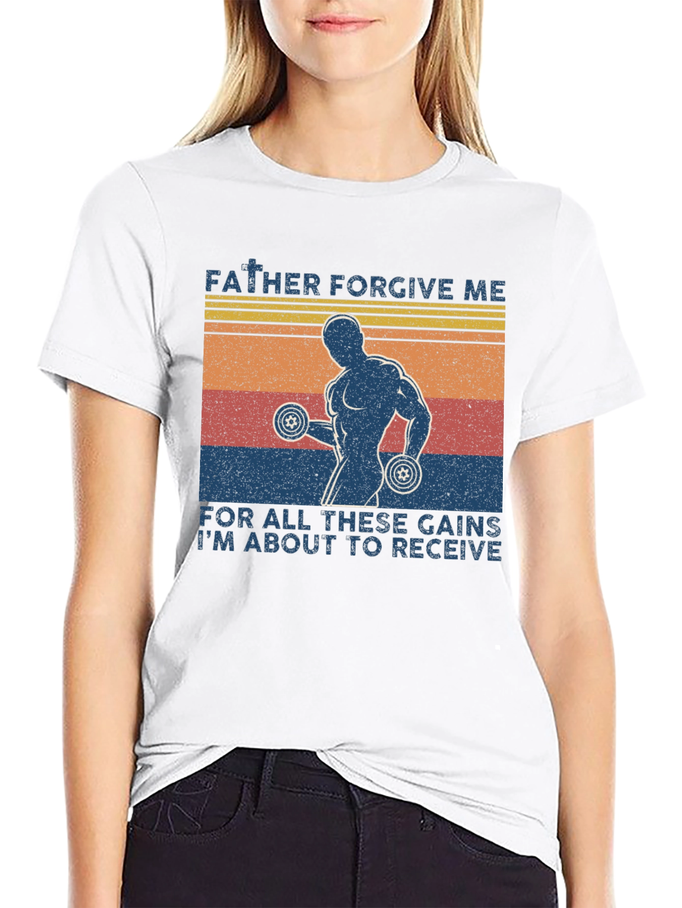 Father Forgive Me Gym T-Shirt