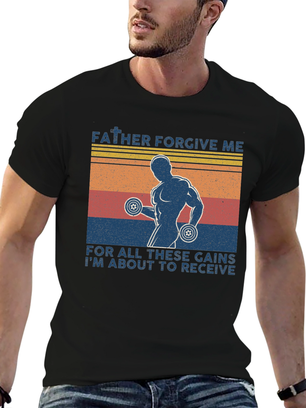 Father Forgive Me Gym T-Shirt
