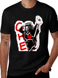 Cheerleader Graphic Black T-Shirt