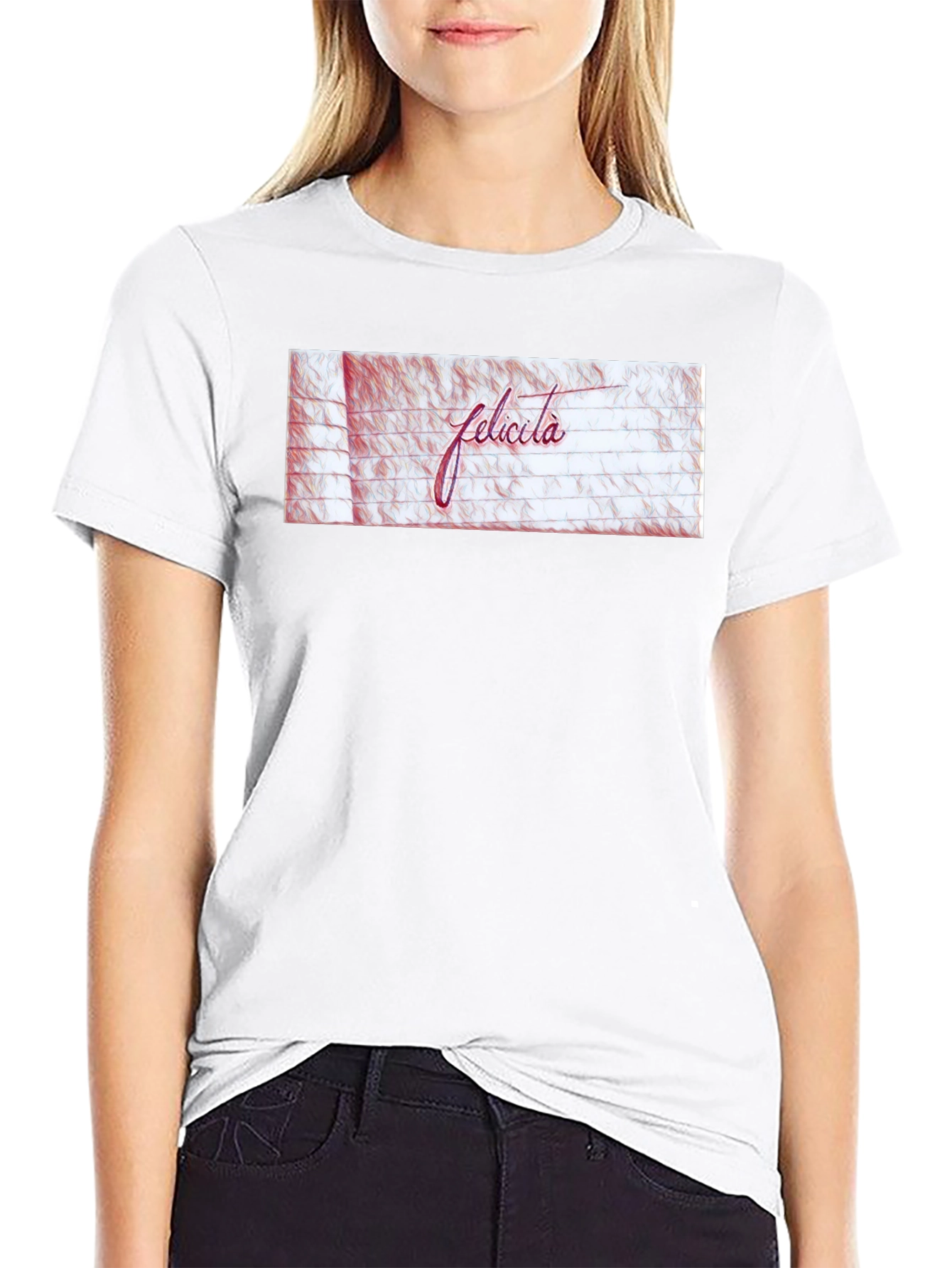 Felicita Graphic Tee - Stylish Cotton Comfort