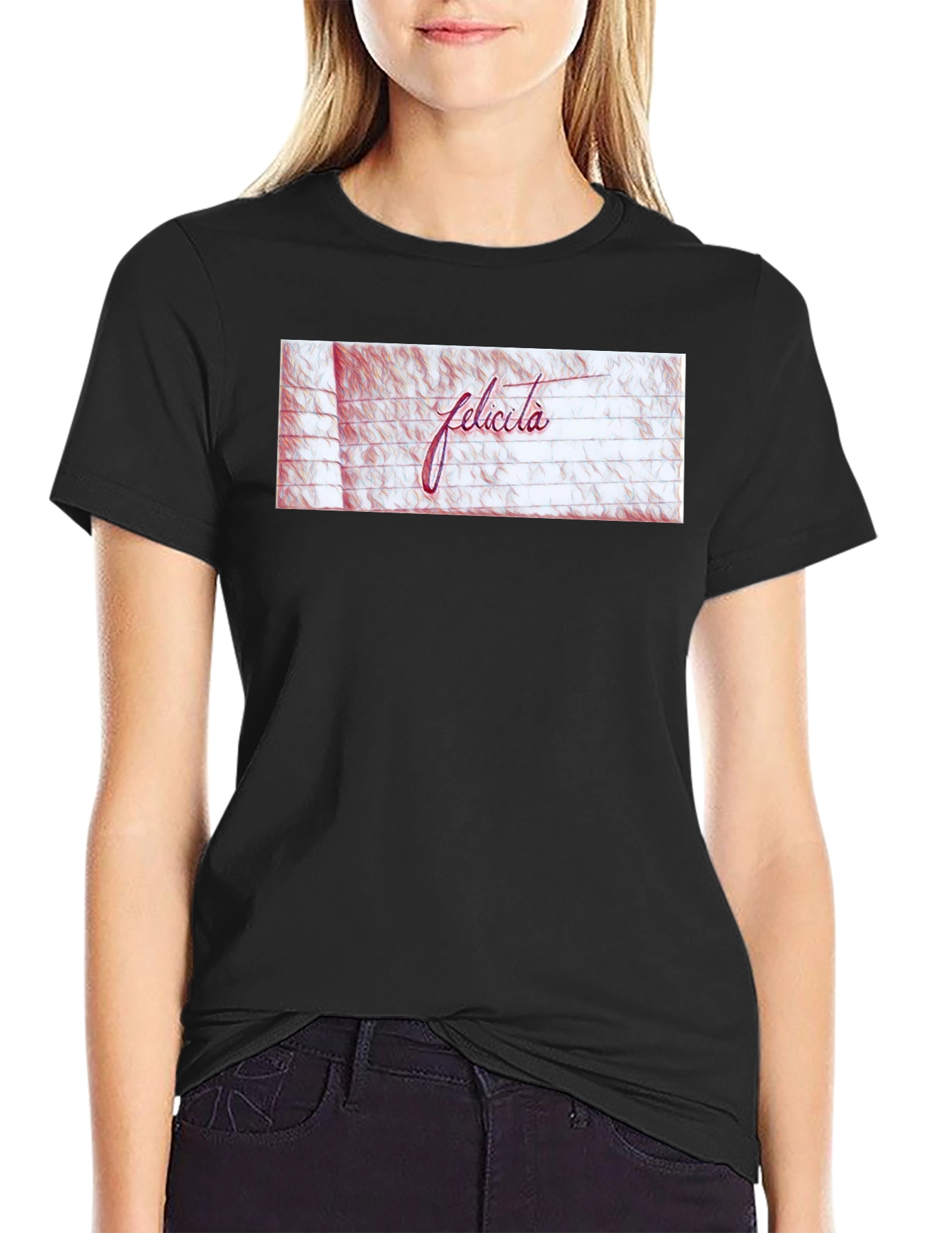 Felicita Graphic Tee - Stylish Cotton Comfort