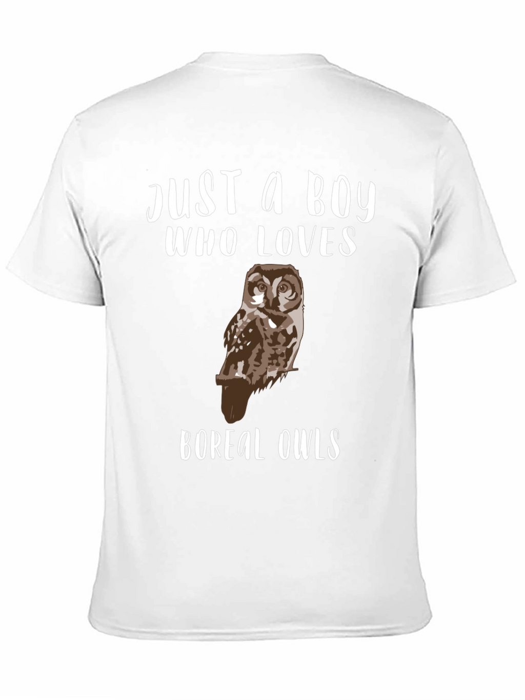 Just A Boy Who Loves Boreal Owls T-Shirt