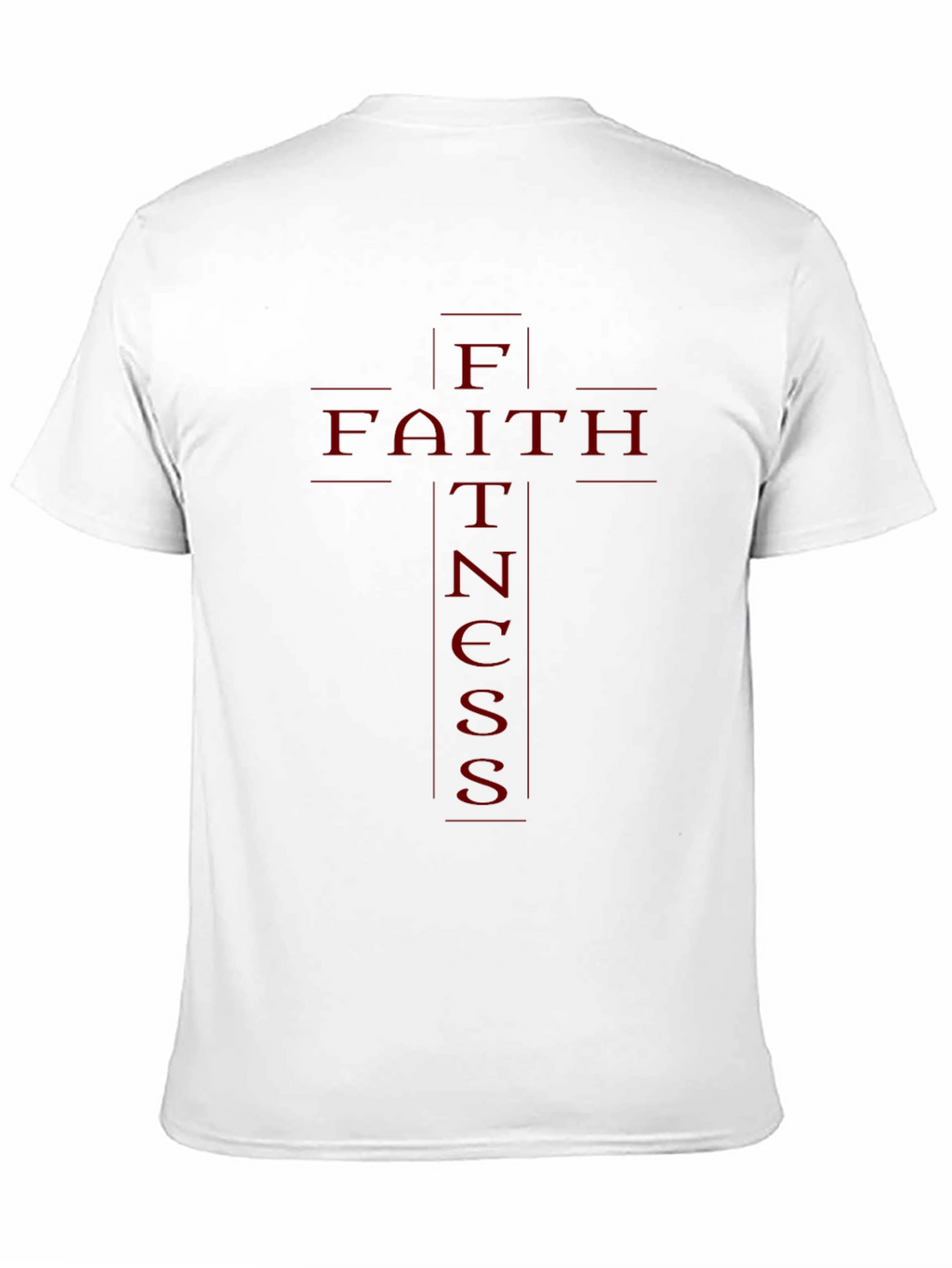 Faith Fitness Graphic Tee - Christian Workout Shirt