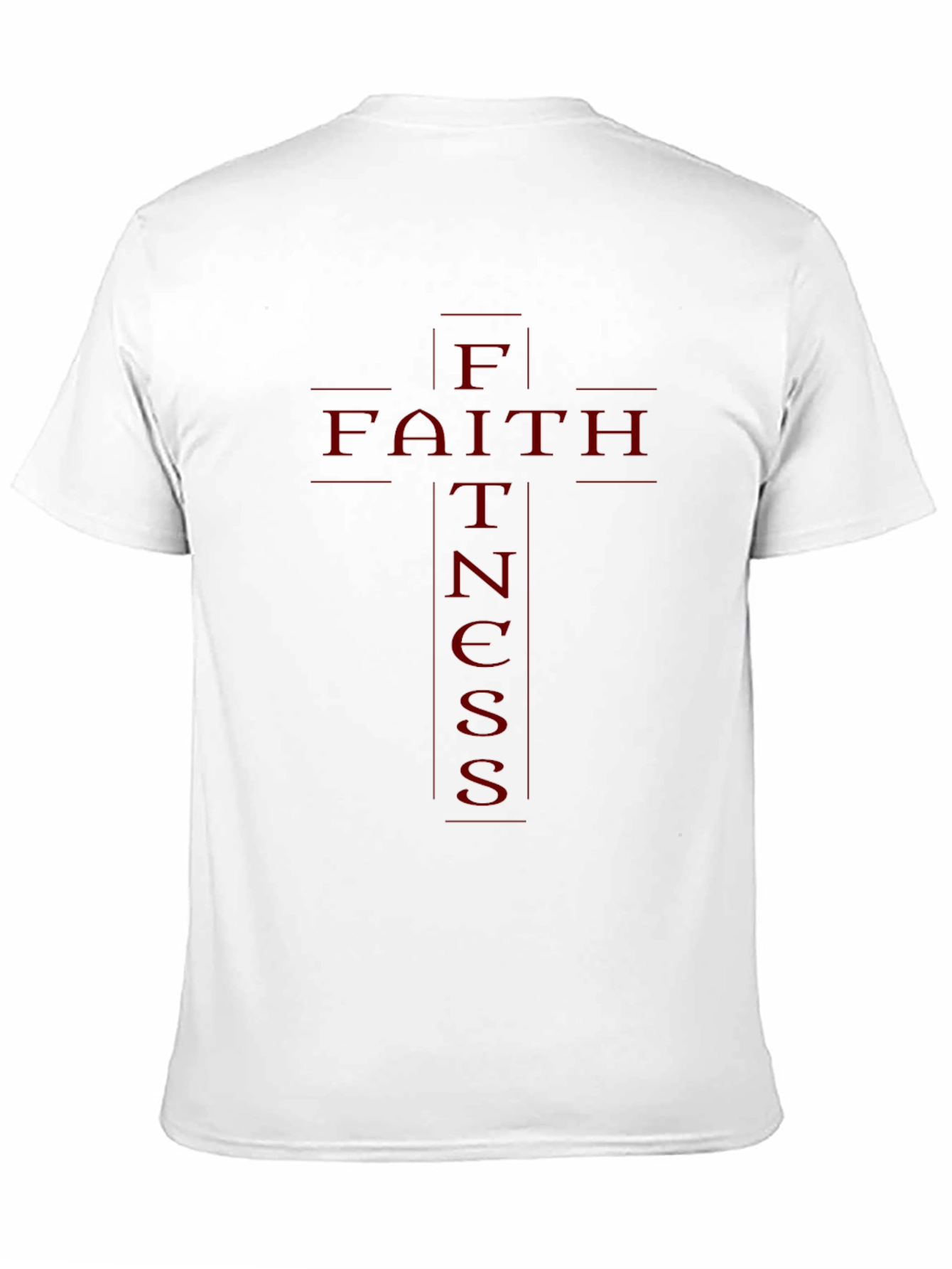 Faith Fitness Graphic Tee - Christian Workout Shirt
