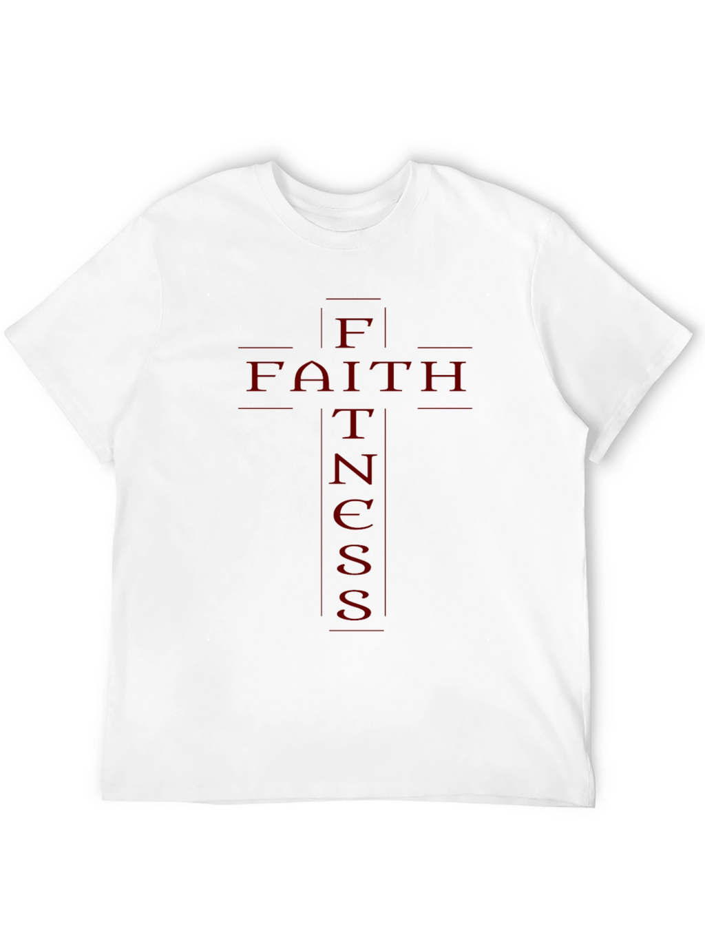 Faith Fitness Graphic Tee - Christian Workout Shirt