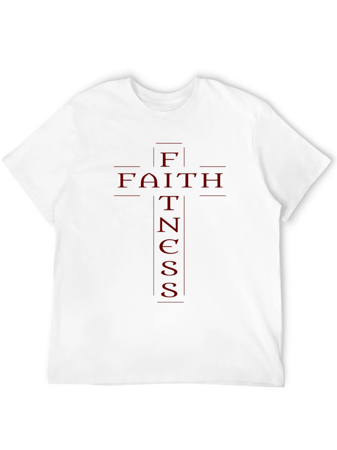 Faith Fitness Graphic Tee - Christian Workout Shirt