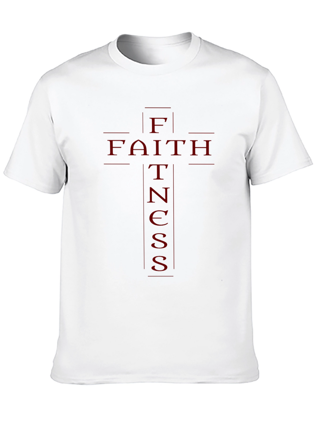 Faith Fitness Graphic Tee - Christian Workout Shirt