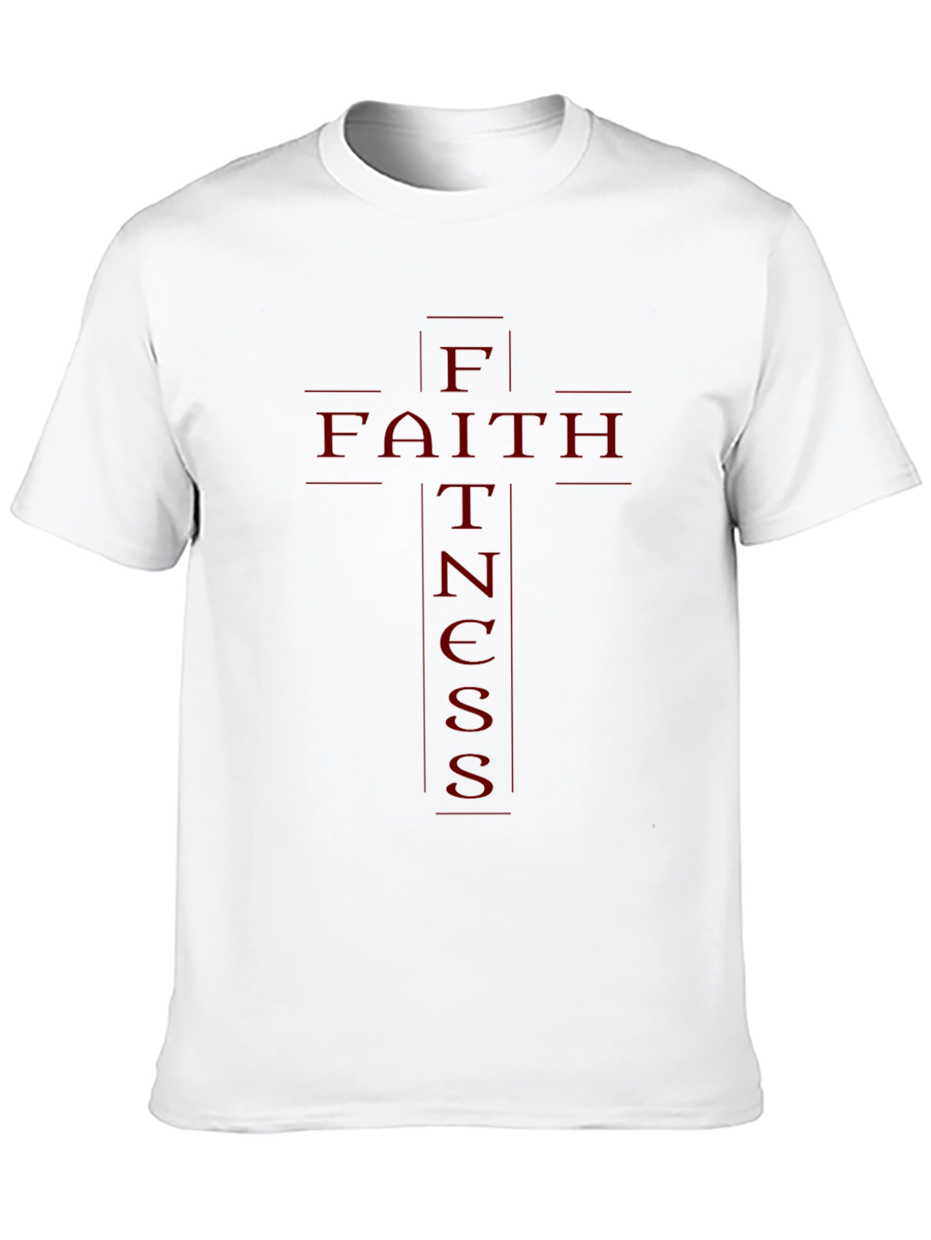 Faith Fitness Graphic Tee - Christian Workout Shirt