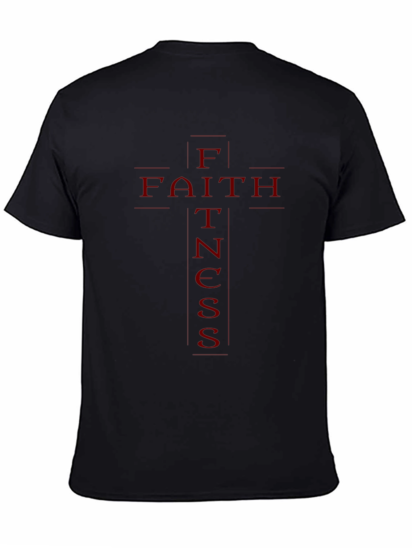 Faith Fitness Graphic Tee - Christian Workout Shirt