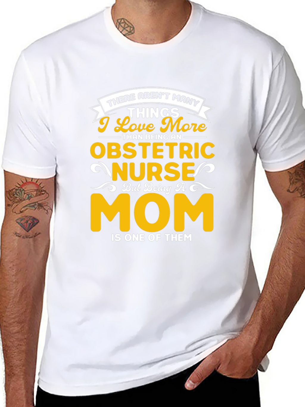 Obstetric Nurse Mom Graphic T-Shirt