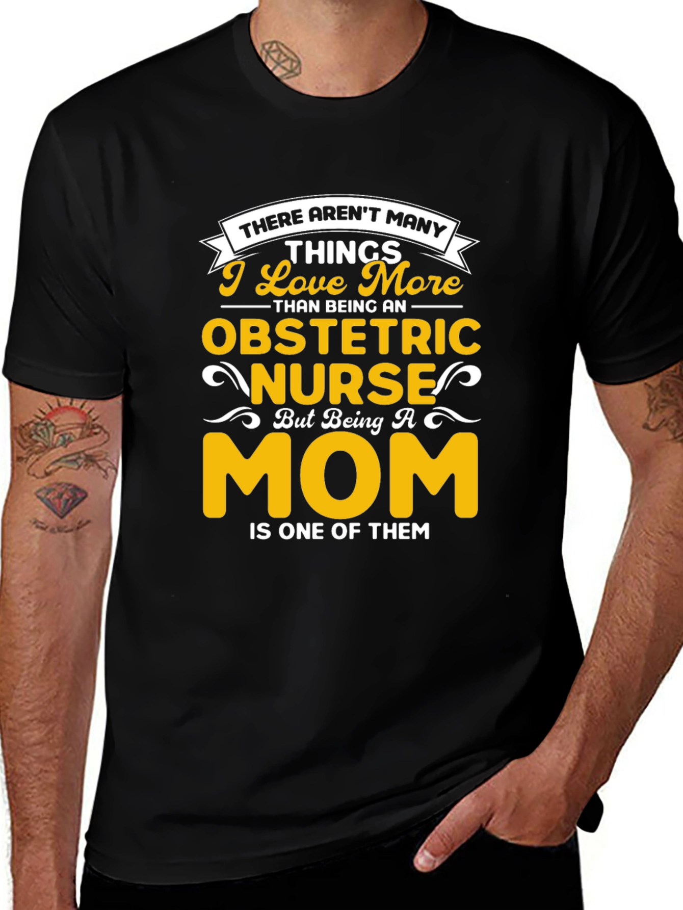 Obstetric Nurse Mom Graphic T-Shirt