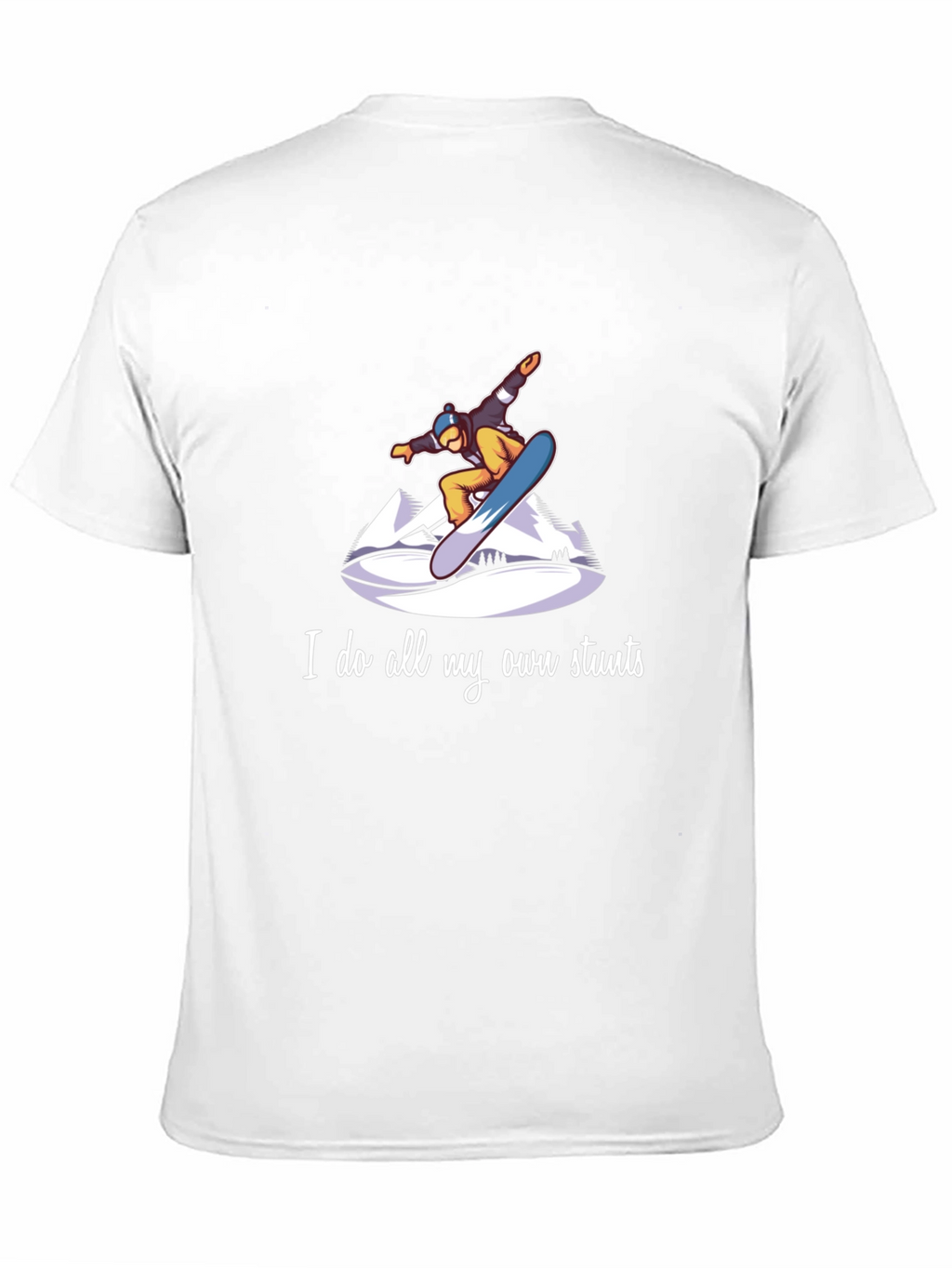 Snowboard Stunts T-Shirt - Unique Graphic Tee
