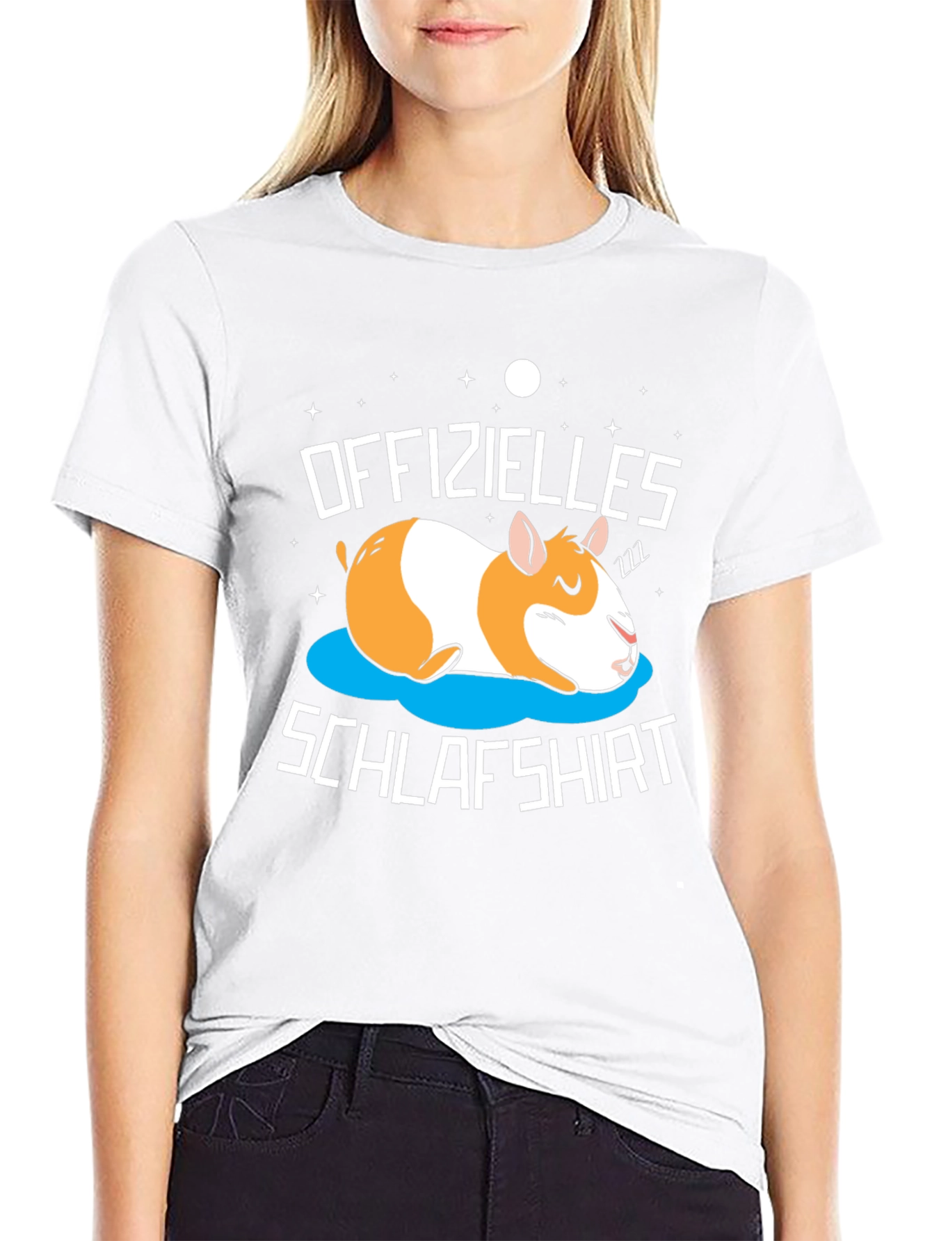 Official Sleeping Shirt Hamster Graphic Tee