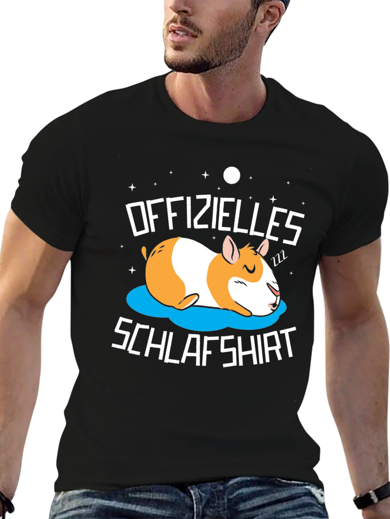 Official Sleeping Shirt Hamster Graphic Tee