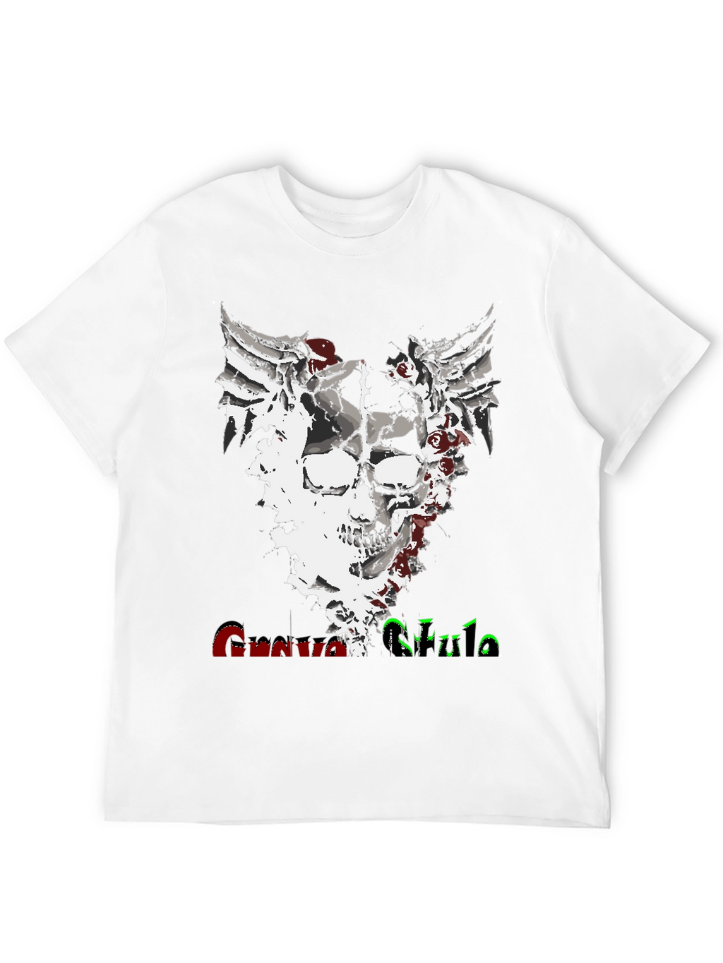 Skull Design Graphic Tee