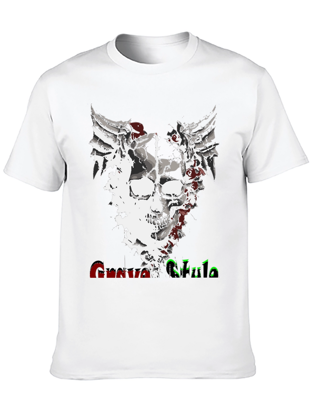 Skull Design Graphic Tee