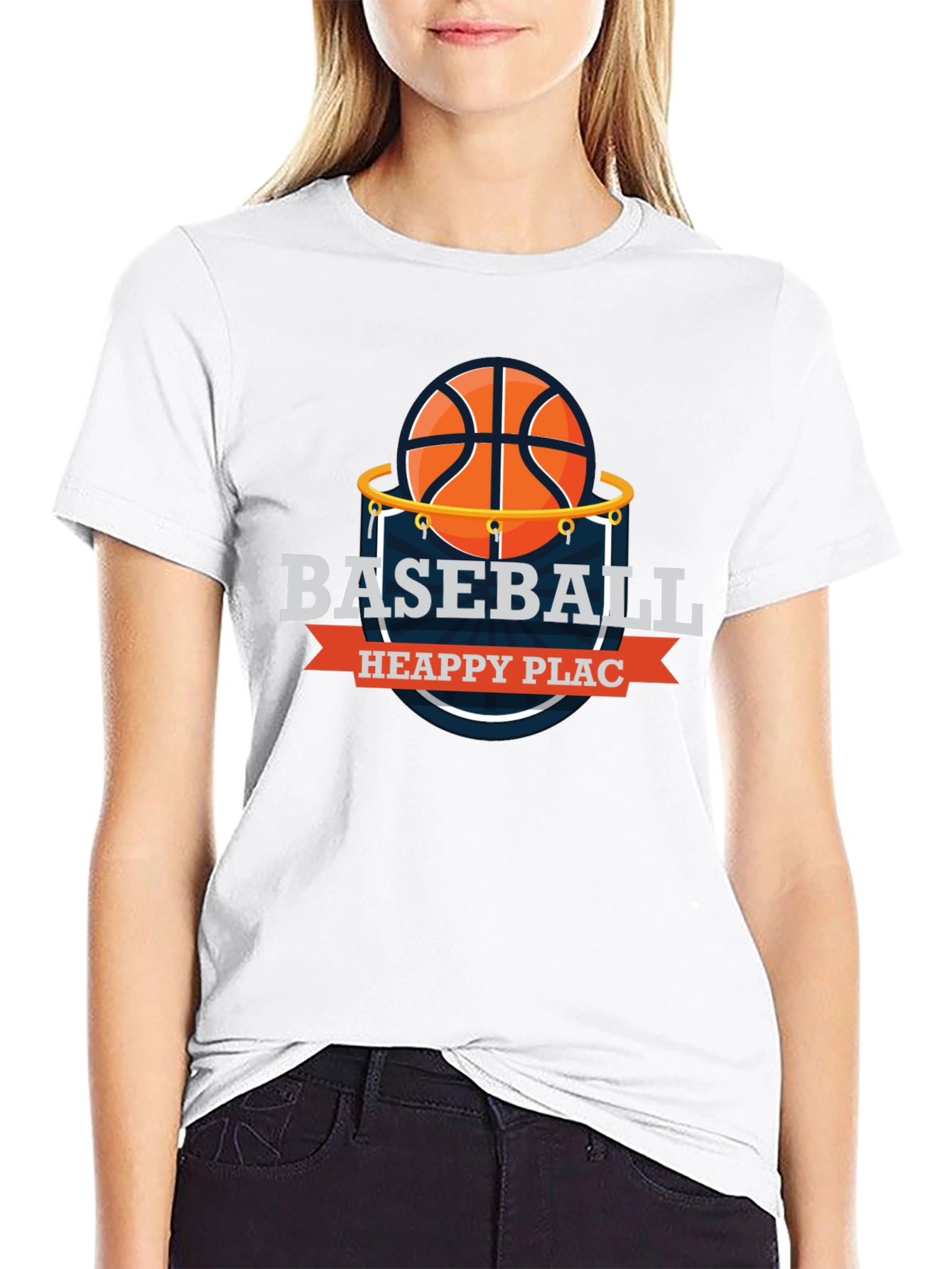 Basketball Heappy Plac T-Shirt
