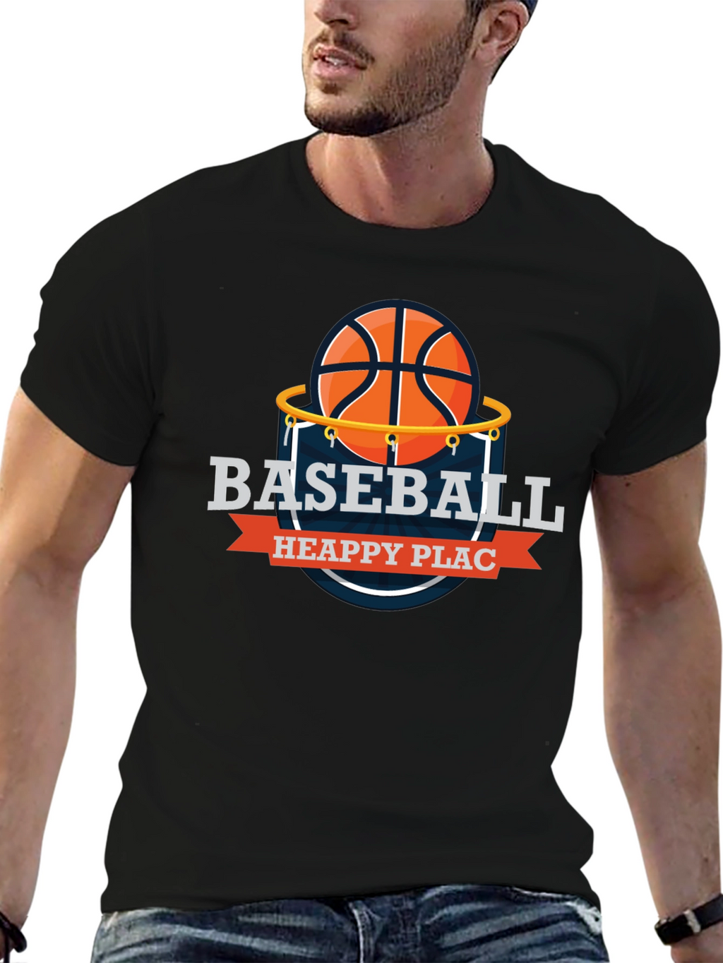 Basketball Heappy Plac T-Shirt