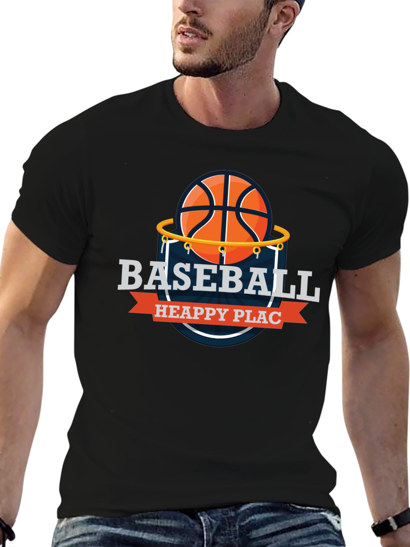 Basketball Heappy Plac T-Shirt