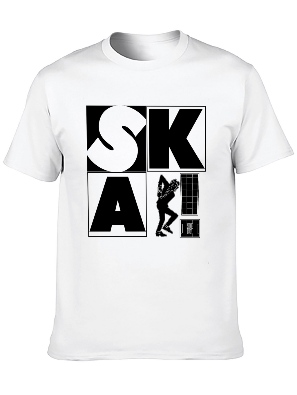 Ska Graphic Print Black T-Shirt