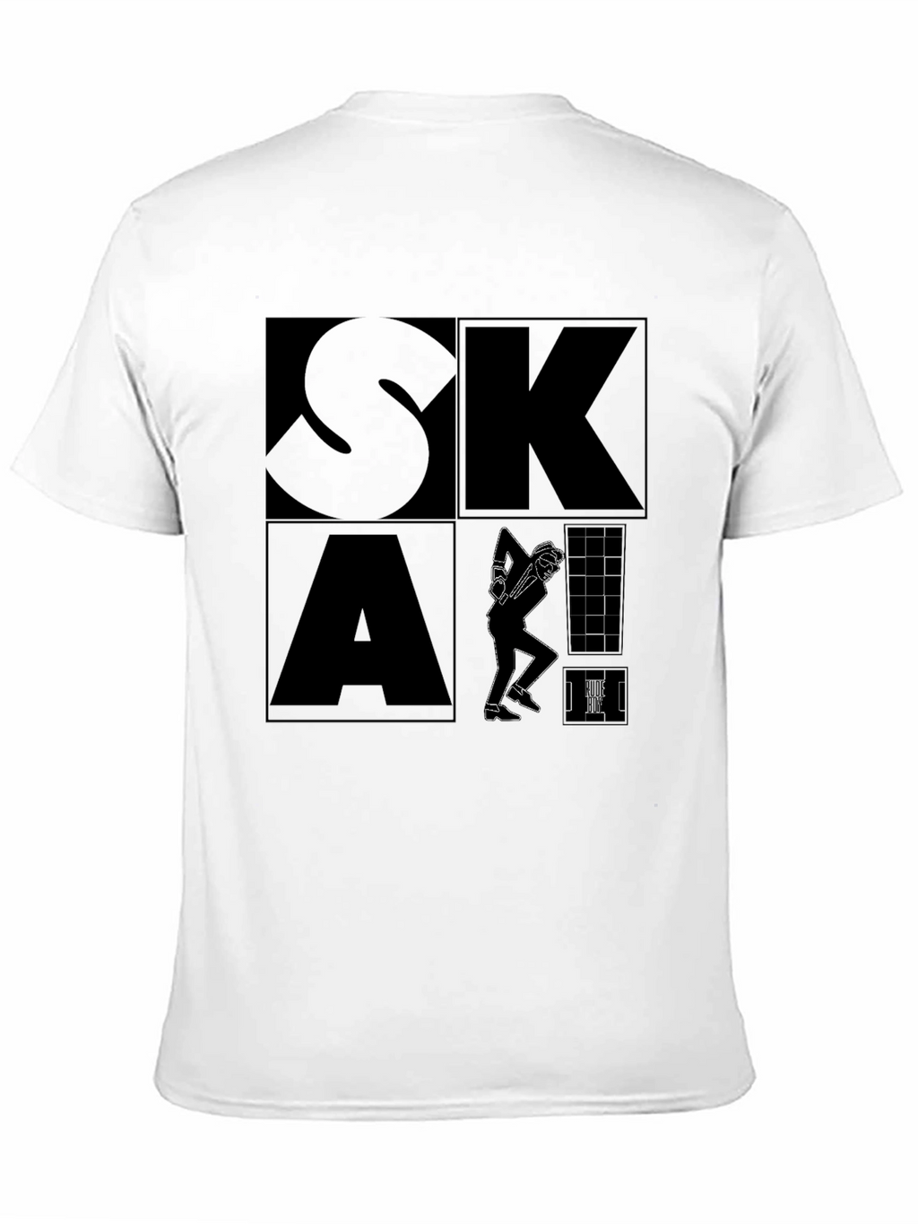 Ska Graphic Print Black T-Shirt