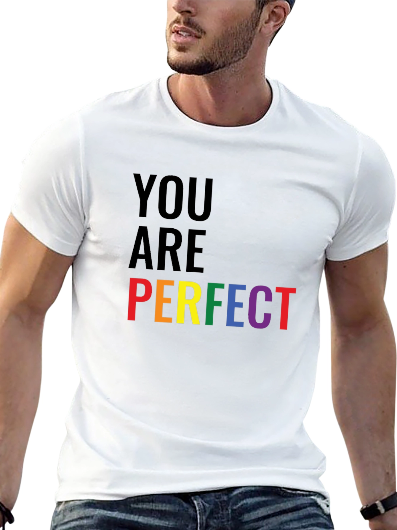 You Are Perfect Pride T-Shirt - Black