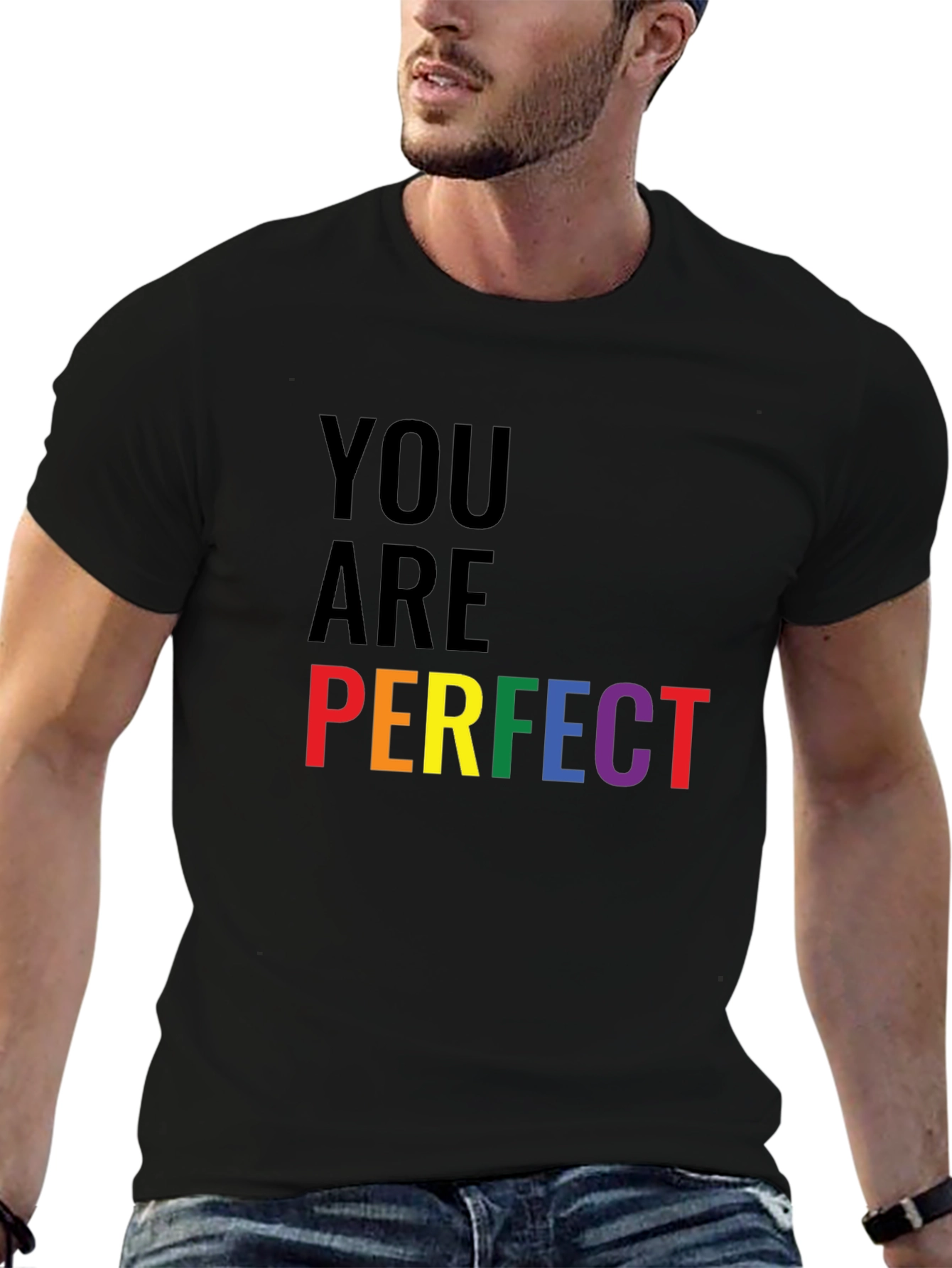 You Are Perfect Pride T-Shirt - Black