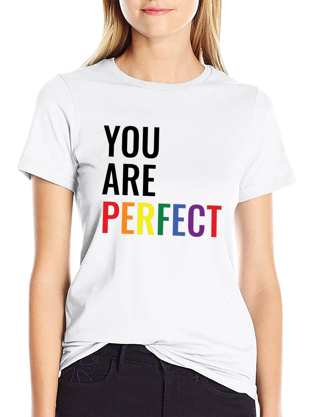You Are Perfect Pride T-Shirt - Black
