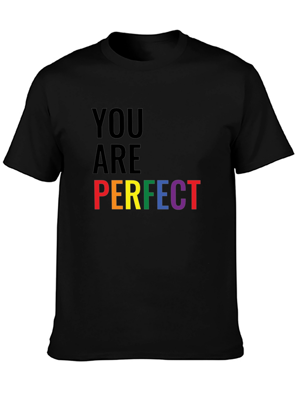 You Are Perfect Pride T-Shirt - Black