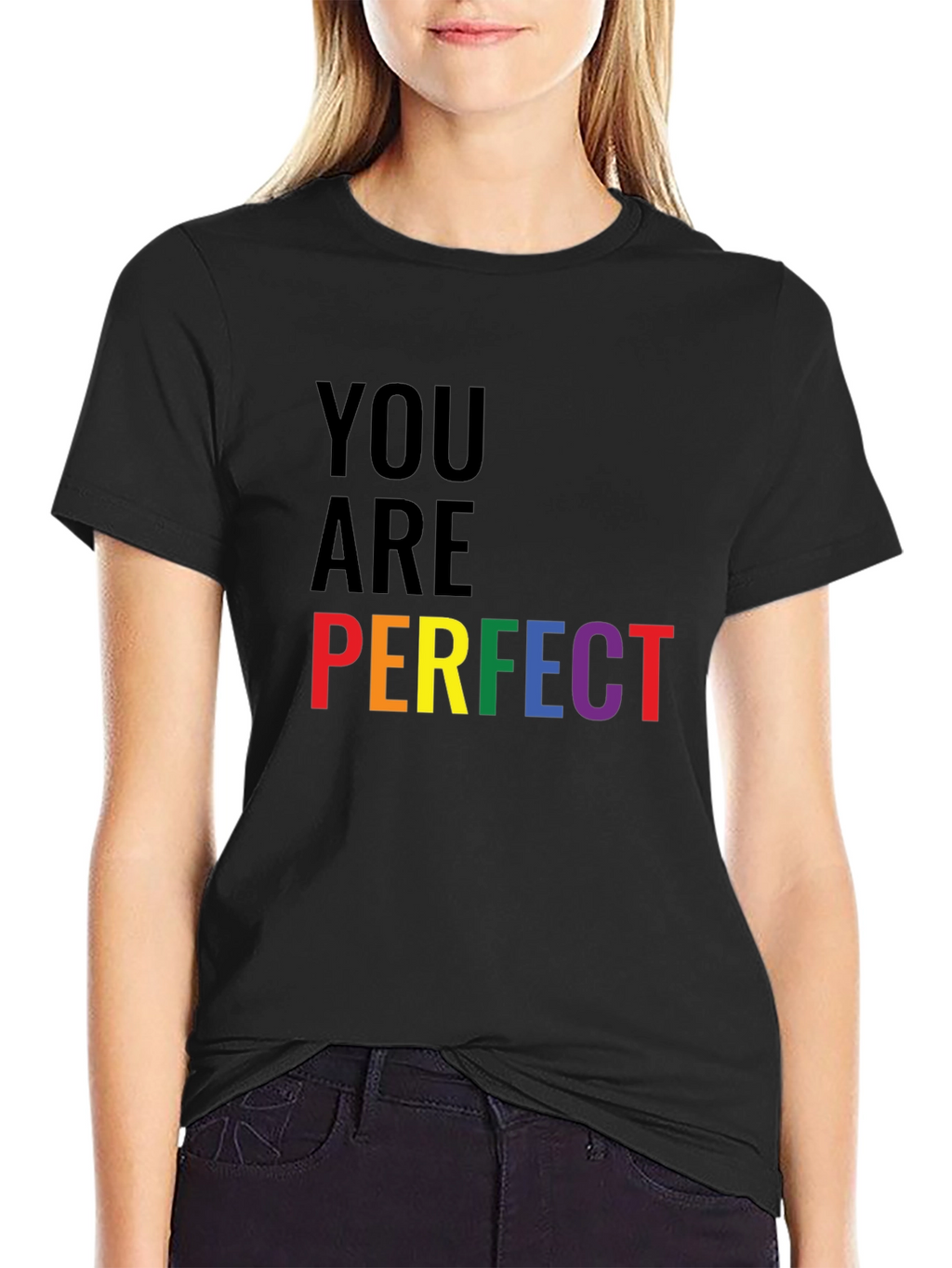 You Are Perfect Pride T-Shirt - Black