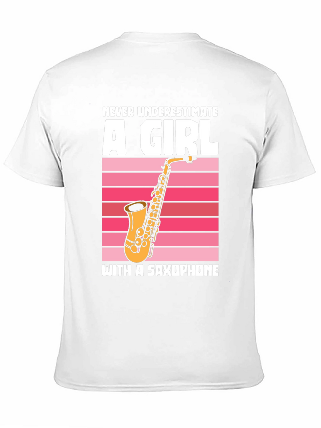 Saxophone Girl Graphic T-Shirt