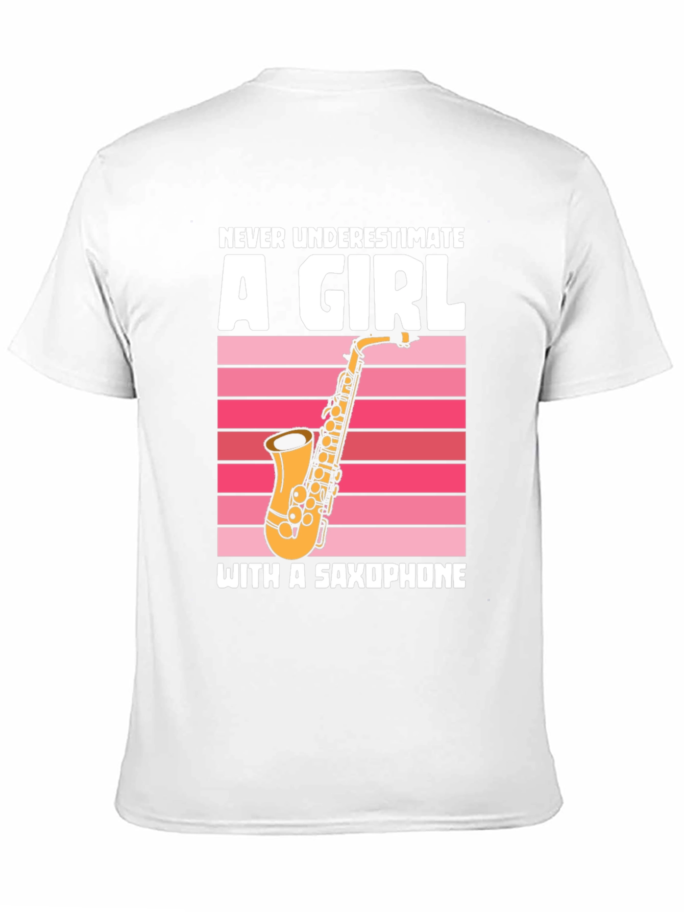 Saxophone Girl Graphic T-Shirt